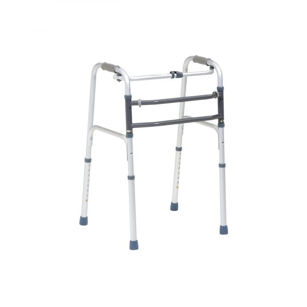 One button folding Walker