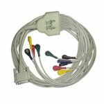 10 Lead ECG Cable Compatible with Concept 15 pin snap type
