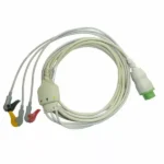 3 Lead ECG Cable Compatible with L&T 12 Pin Clip type 1