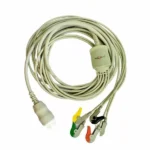 5 Lead ECG Cable Compatible with HP 12 pin Clip type