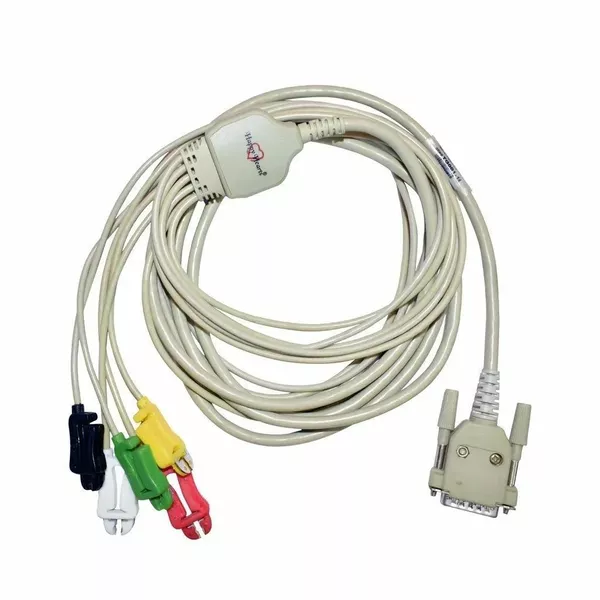 The lead ECG cable compatible with Magic Rs 15 pin clip type is an ideal choice for those who have no experience using the ECG machine. It has a small size and light weight, making it easy to carry around.