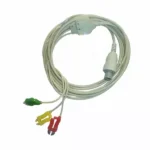 3 Lead ECG Cable Compatible with Bionet 8 Pin Clip type 3