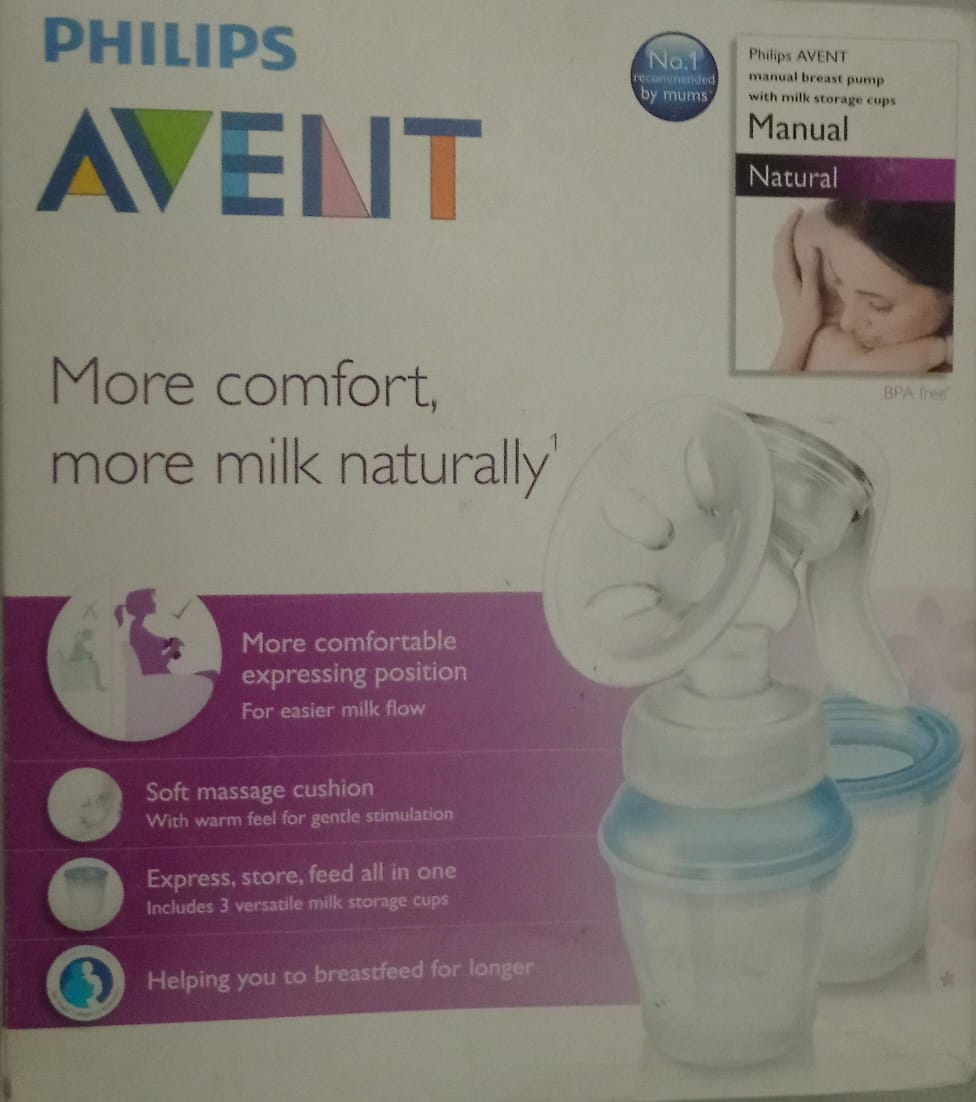 Breast Milk Pump Manual Philips Avent Comfort Manual Buy PHILIPS AVENT  COMFORT MANUAL BREAST PUMP SOFT, image size:976x1102