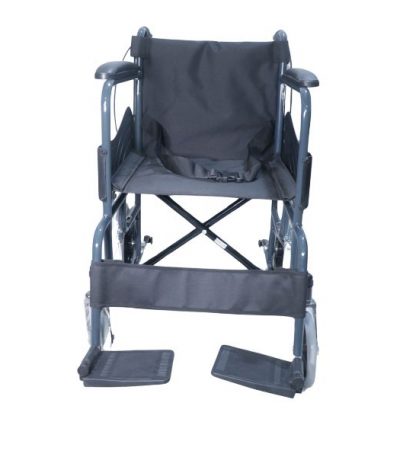 Attendant Wheelchair | Black | Foldable Wheelchair |