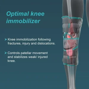 Tynor Knee Immobiliser for Children, Grey - Image 3
