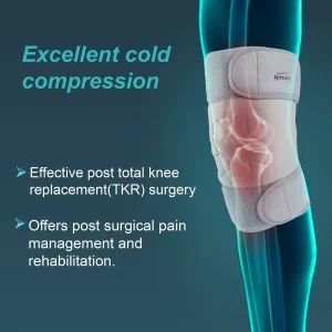Tynor Cool Pack Knee Wrap, Grey, Universal Size (S,M,L,XL,XXL) - Image 4