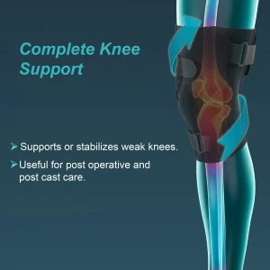 Tynor Knee Wrap Hinged (Neo) for Children, Black - Image 3