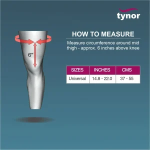 Tynor Cool Pack Knee Wrap, Grey, Universal Size (S,M,L,XL,XXL) - Image 3