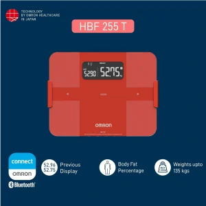 Omron HBF-255T Body Composition Monitor with Bluetooth Connectivity - Image 4