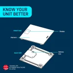 Omron HN 289 (Black) Automatic Personal Digital Weight Machine - Image 5