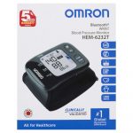Omron HEM-6232T Bluetooth Wrist Blood Pressure Monitor (Black) - Image 2