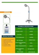 Medikart Nipex Examination Light Crystal, 45000 Lux - Image 3