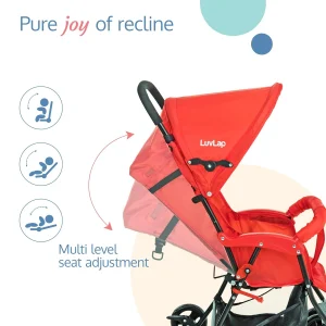 LuvLap Apollo Baby Stroller with Multi-Position Recline - Image 5