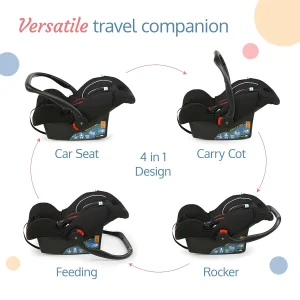 Luvlap 4-in-1 Infant Car Seat & Carry Cot - Image 4