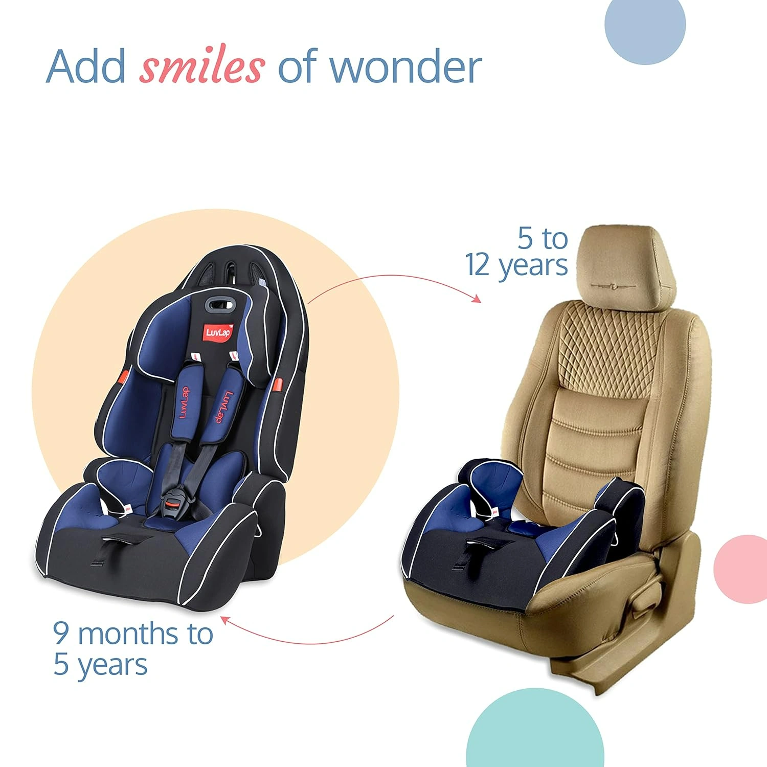 Luvlap Wonder Buggy Car Seat Compact Stroller Wonder Buggy