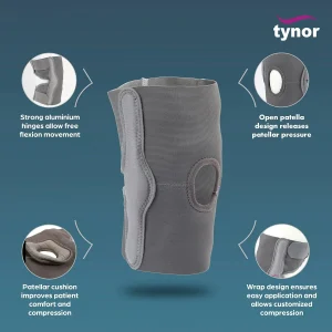 Tynor Elastic Knee Support with Lateral Immobilization - Image 4