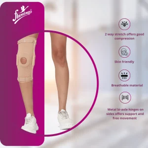 Gel Bi-Axle Hinged Knee Cap by Flamingo Health - Image 4