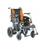 Yuwell D210DL Electric Wheelchair - Folding Li- Battery - 20 Km range, MS Powder coated with road - ready 12" pneumatic wheels