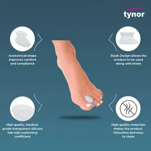 Tynor Silicone Toe Separator for Pain Relief - Image 4