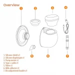 Perfecxa Electric Wearable Wireless Breast Pump Pumps with 3 Modes & 10 Levels, Painless Low Noise Touch Screen Baby Pump - Image 4