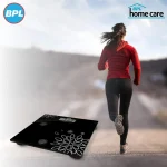 BPL Medical Technologies PWS-01+ Personal Weighing Scale for Highly Accurate Digital Bathroom Body Scale, Precisely Measures Weight Up to 180Kg - Black - Image 4
