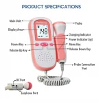 Perfecxa Fetal Doppler for Baby Heart Rate Monitor - Image 4