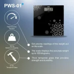 BPL Medical Technologies PWS-01+ Personal Weighing Scale for Highly Accurate Digital Bathroom Body Scale, Precisely Measures Weight Up to 180Kg - Black - Image 7