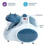 Perfecxa Portable phlegm Suction Unit 1000 ml Jar, Oil-free Lubrication Pump for Hospital, Clinic, Dentist, Home machine, Electrical Cleaning Disinfectant - Image 5