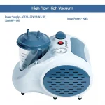 Perfecxa Portable phlegm Suction Unit 1000 ml Jar, Oil-free Lubrication Pump for Hospital, Clinic, Dentist, Home machine, Electrical Cleaning Disinfectant - Image 6