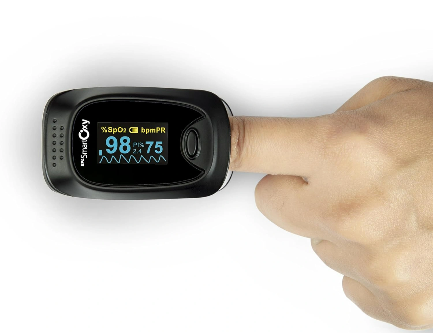 BPL Medical Technologies Smart Oxy Finger Tip Pulse Oximeter (Black)|High Accuracy BPL Medical Technologies Smart Oxy Finger Tip Pulse Oximeter (Black)|High Accuracy