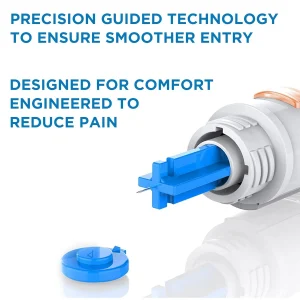 K-Life Pain-free Adjustable Lancing Device (White) - Image 3