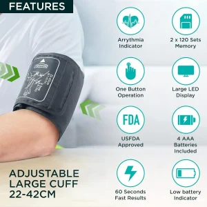 K-Life BPM-108 Fully Automatic Digital Blood Pressure Monitor - Image 5