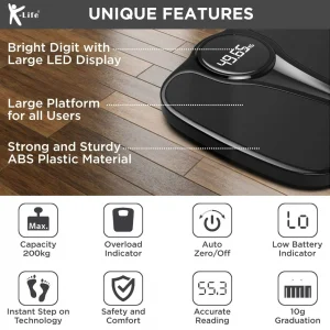 K-Life WS-102 Digital Body Weight Machine - Image 3