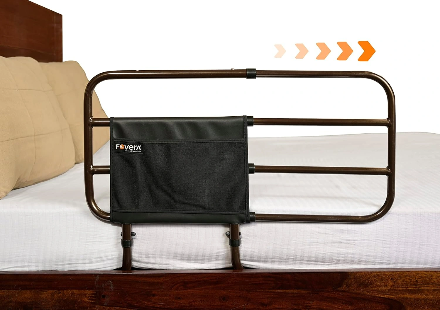 FOVERA Adjustable Bed Rail for Adults, Elderly & Seniors and Surgery