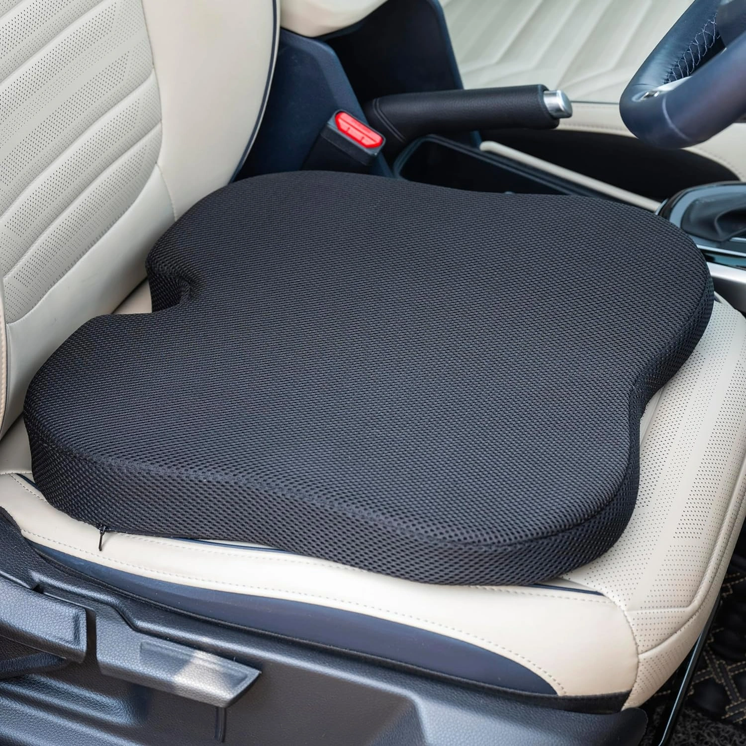 FOVERA Memory Foam Car Seat Cushion for Long Drive and Daily Commute