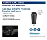 Philips GoPure Style 3601 with HEPA filtration captures particles as small as 0.004um (Equivelant to H14 Grade) - Image 3