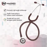 intelliMED Evolv Duo Stethoscope, Featherweight Stethoscope with Dynamic Acoustic Response - Image 3