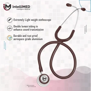 intelliMED Evolv Duo Stethoscope, Featherweight Stethoscope with Dynamic Acoustic Response - Image 3