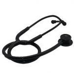 IntelliMED Atomic II-SS Stethoscope, 5 Year Warranty, Stainless steel stethoscope with refined acoustic clarity, sensitivity and sound transmission, stethoscope for doctors and medical students (Black) - Image 6