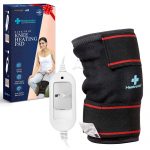 HEATRONICS® Heating Pad for Knee Pain, Arthritis Pain and Joint Pain Relief (3 Colours) | Analog | 3 Heat Settings | Universal Fit | Gift for Women Men Mom Dad (Black) | 1 year Warranty | Online demostration & Installation | Made in India.
