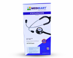 Medikart Dual Head Stethoscope | Aerospace grade chest piece with superior sound, sensitivity, clarity, strength and corrosion resistance - Image 2