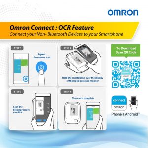 Omron HEM 7121J Fully Automatic Digital Arm Blood Pressure Monitor with Intellisense Technology & Cuff Wrapping Guide for Most Accurate Measurement (White) - Image 3