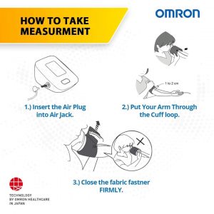 Omron HEM 7121J Fully Automatic Digital Arm Blood Pressure Monitor with Intellisense Technology & Cuff Wrapping Guide for Most Accurate Measurement (White) - Image 5