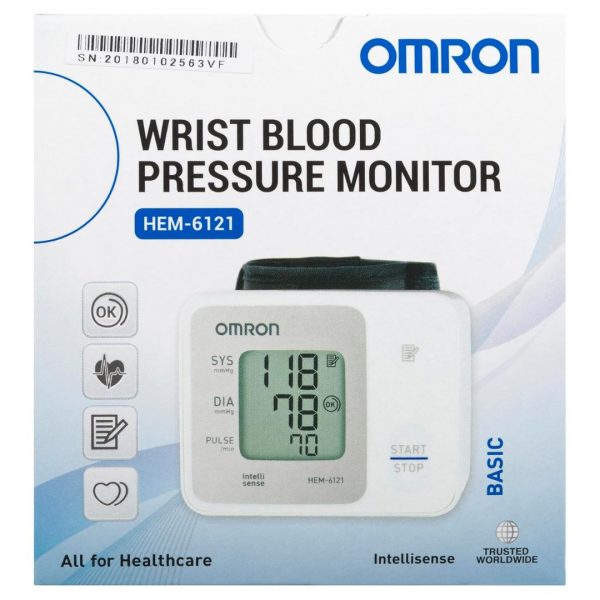 Omron HEM 6161 Fully Automatic Wrist Blood Pressure Monitor