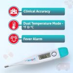 BPL Medical Technologies Accudigit DT-04 Mercury-Free Digital Thermometer With Quick Measurement of Oral & Underarm Temperature in Celsius & Fahrenheit | High Accuracy|Digital Display|Water Resistance - Image 5