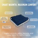 Medikart BWBLUE Heated Blanket for Bed