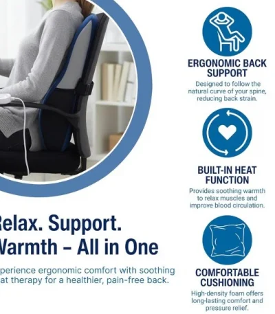 Medikart Premium Heating Back Support Cushion