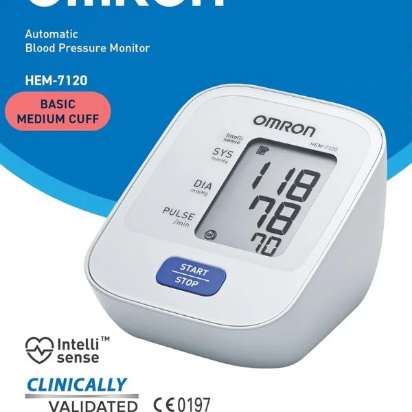 Omron HEM-7120 Digital BP Monitor With Digital display