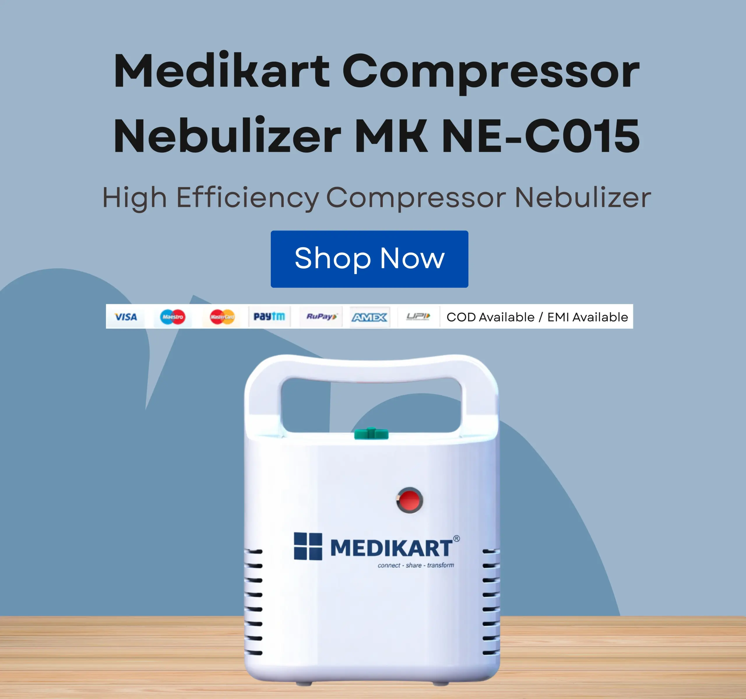 Medikart Compressor Nebulizer MK NE-C015
