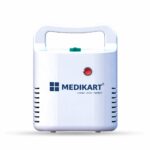 Medikart Compressor Nebulizer System MK NE-C015 | 2 years warranty | Nebulizer Machine for Adults & Kids | Asthma, Cold & Cough Relief | High Efficiency Compressor Nebulizer | Includes Masks, Mouthpiece & Filters.